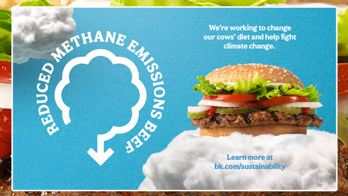 Burger King Offers Reduced Methane Emissions Beef Whopper At Select Locations