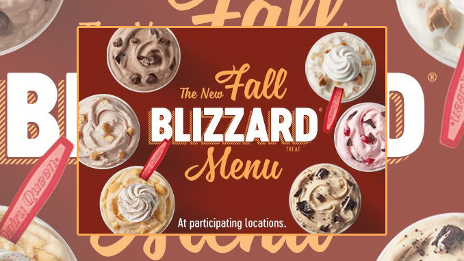 Dairy Queen Debuts New Caramel Apple Pie Blizzard As Part Of New Fall 2020 Blizzard Lineup