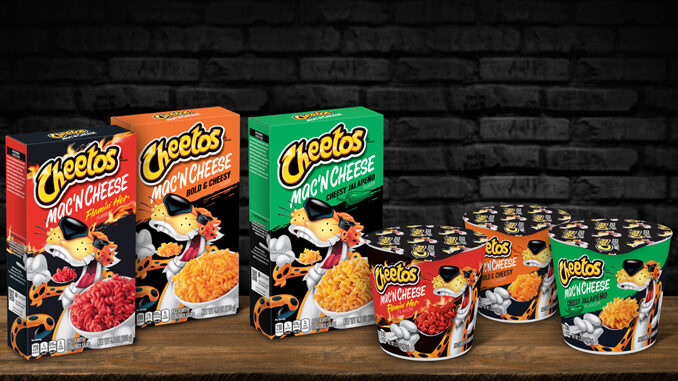New Cheetos Mac 'n Cheese Arrives In Three Iconic Cheetos Flavors