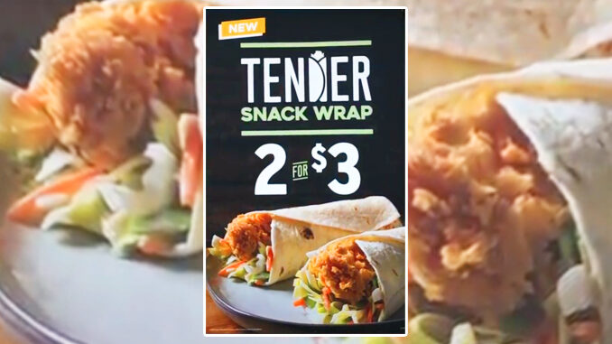 New Tender Snack Wraps Spotted At Church’s Chicken