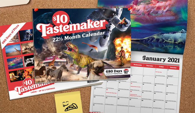 $10 Tastemaker Calendars