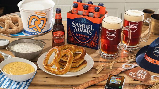 Auntie Anne’s Teams Up With Samuel Adams For New Oktoberfest At Home Kit
