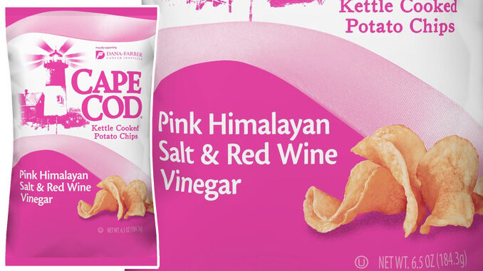 Cape Cod Brings Back Pink Himalayan Salt & Red Wine Vinegar Potato Chips
