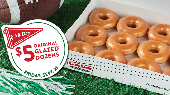 Krispy Kreme Offers $5 Original Glazed Dozens To Everyone Wearing Sports Team Apparel On September 25, 2020