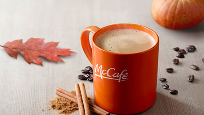 McDonald’s Welcomes Back The Pumpkin Spice Latte In Select Markets