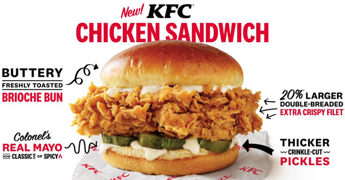 New KFC Chicken Sandwich