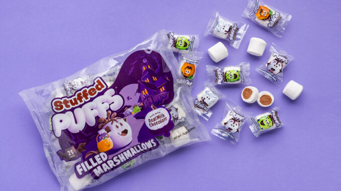 Stuffed Puffs Introduces Halloween-Themed Single-Serve Chocolate Filled Marshmallows