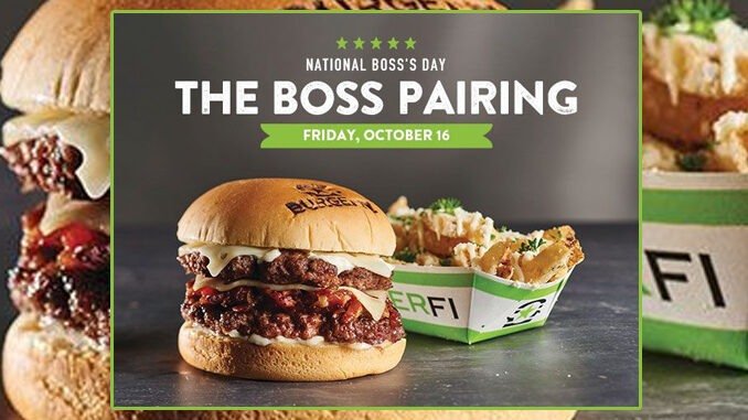 BurgerFi Offers $10 Boss Pairing Deal In The App On October 16, 2020