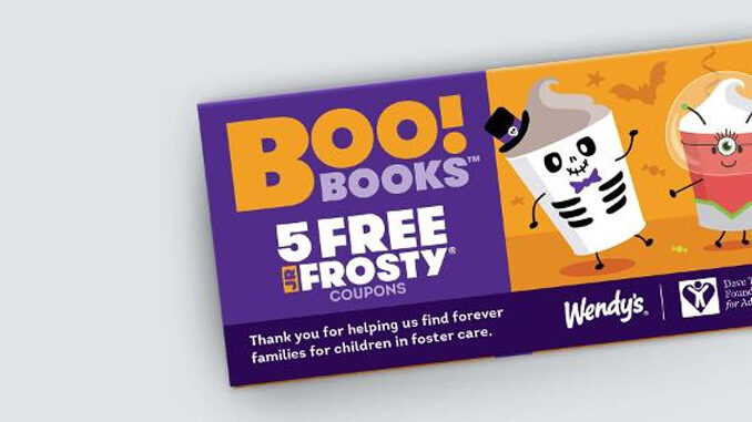 Buy A $1 Boo! Book, Get 5 Free Jr. Frosty Coupons At Wendy’s Through October 31, 2020