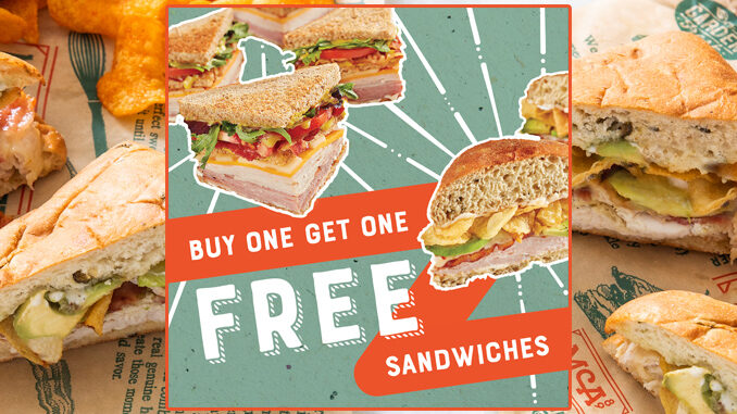 Buy One, Get One Free Sandwich In The McAlister’s App On November 3, 2020