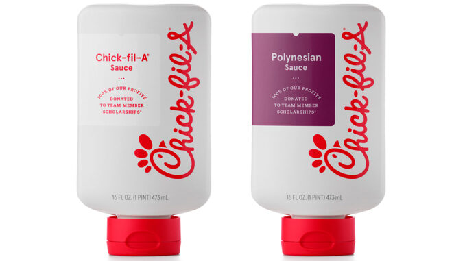 Chick-fil-A To Debut Bottles Of Chick-fil-A And Polynesian Sauces At Retail Stores