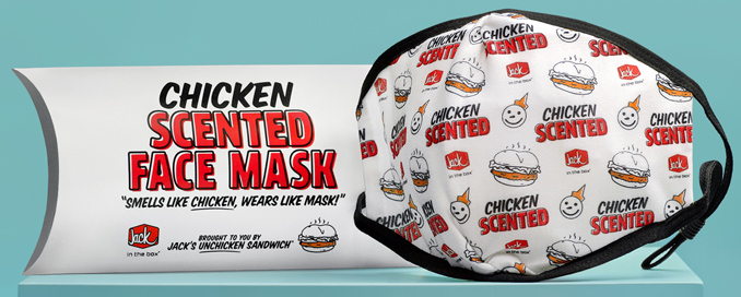 Chicken Scented Face Mask