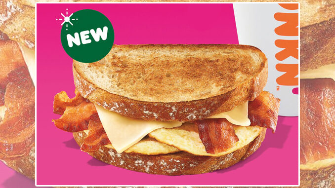 Dunkin’ Reveals New Sourdough Breakfast Sandwich As Part Of 2020 Holiday Menu