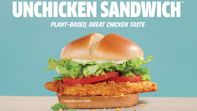 Jack In The Box Reveals New Plant-Based Unchicken Sandwich