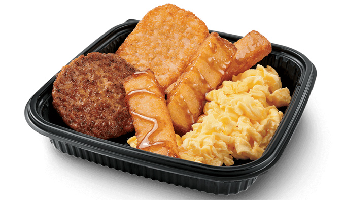 Jumbo Breakfast Platter with French Toast Sticks and Sausage