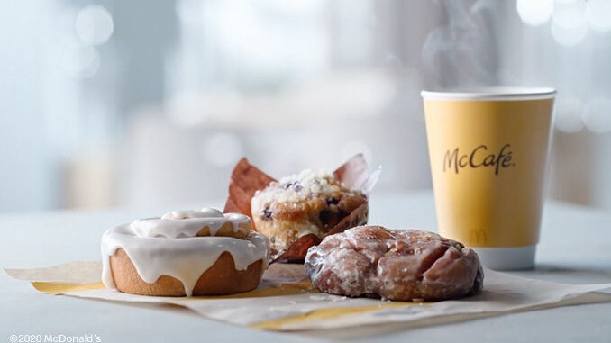 McDonald’s Reveals New Apple Fritter, Blueberry Muffin And Cinnamon Roll