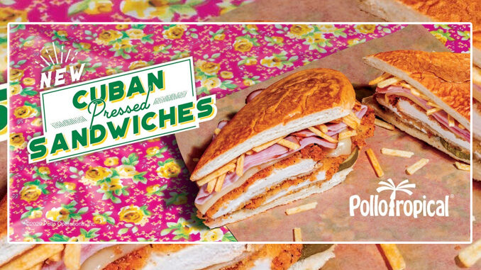 Pollo Tropical Releases New Line Of Cuban Pressed Sandwiches