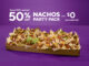 Taco Bell Offers 50% Off One Nachos Party Pack Via DoorDash On Orders Over $15 From October 15-24, 2020