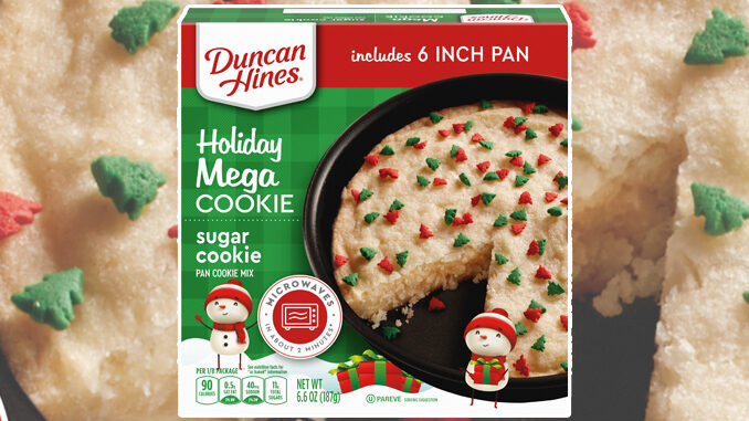 Duncan Hines Releases New Holiday Mega Cookie