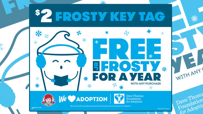 Frosty Key Tags Return To Wendy’s Starting November 23, 2020