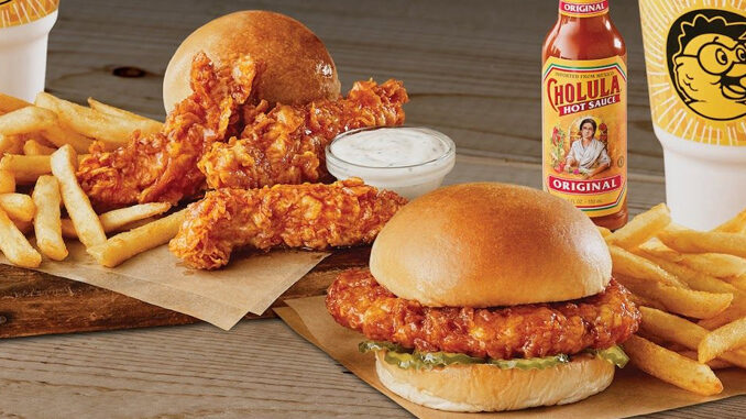 Golden Chick Introduces New Cholula Chicken Sandwich And Cholula Chicken Tenders