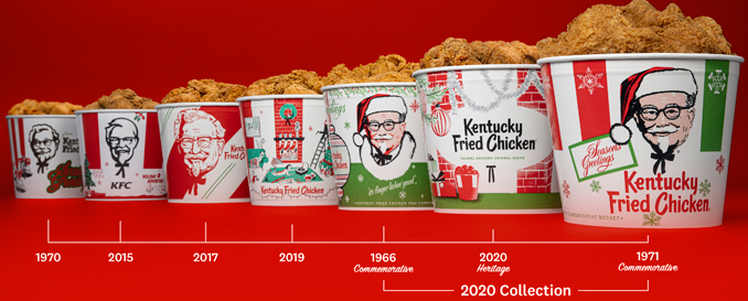 KFC Holiday Buckets