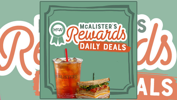 McAlister’s Puts Together Daily Deals From November 27 Through November 30, 2020