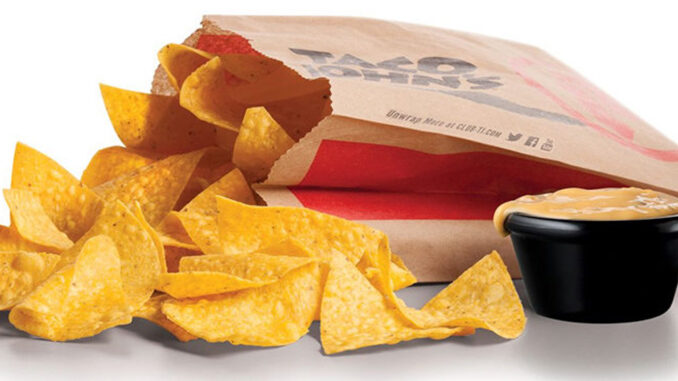 Taco John’s Offers Free Side Of Chips And Nacho Cheese With Any App Purchase On November 6, 2020