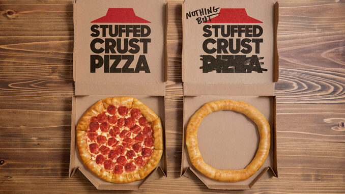 Pizza Hut Is Giving Away New ‘Nothing But Stuffed Crust’ At These Select Locations From Jan. 5 To Jan. 7, 2021