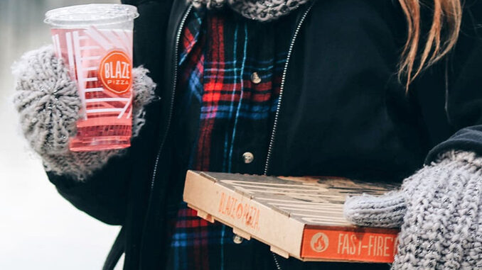 Blaze Pizza Offers Free Drink With Any 11-Inch Pizza Purchase From Jan. 4 To Jan. 10, 2021