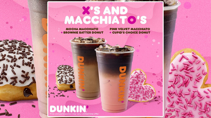 Dunkin’ Welcomes Back Pink Velvet And Mocha Macchiatos As Part Of 2021 Valentine’s Day Lineup