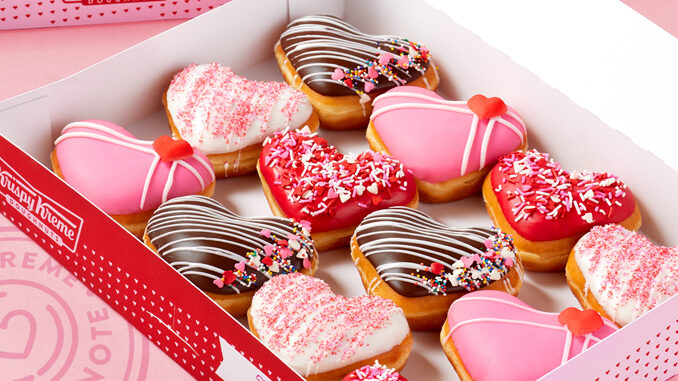 Krispy Kreme Introduces New Heart-Filled Valentine’s Day Doughnut Collection
