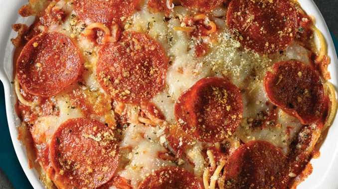 Pizza Baked Spaghetti Is Back At Fazoli’s For A Limited Time