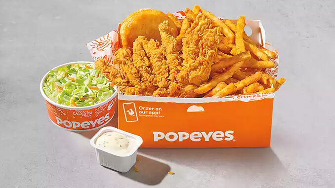 Popeyes Welcomes Back The $6 Rip'n Chicken Big Box