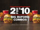2 For $10 Big Buford Combos Deal At Checkers And Rally’s