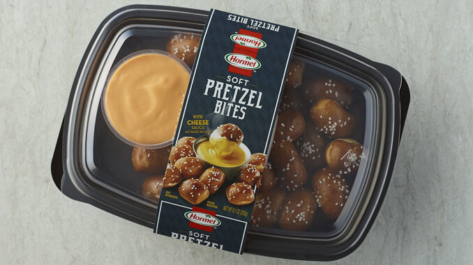Hormel Launches New Pretzel Bites With Cheese Tray