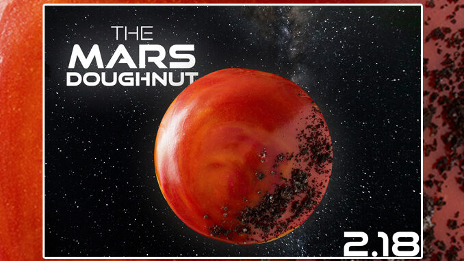 New Mars Doughnut Lands At Krispy Kreme For One Day Only On February 18, 2021