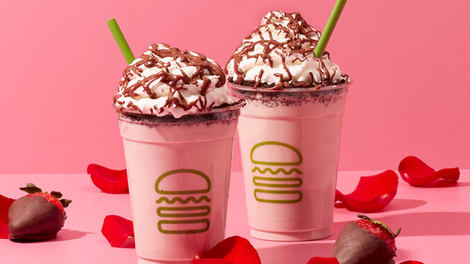 Shake Shack Launches New “Berryz II Men” Chocolate-Covered-Strawberry Shake