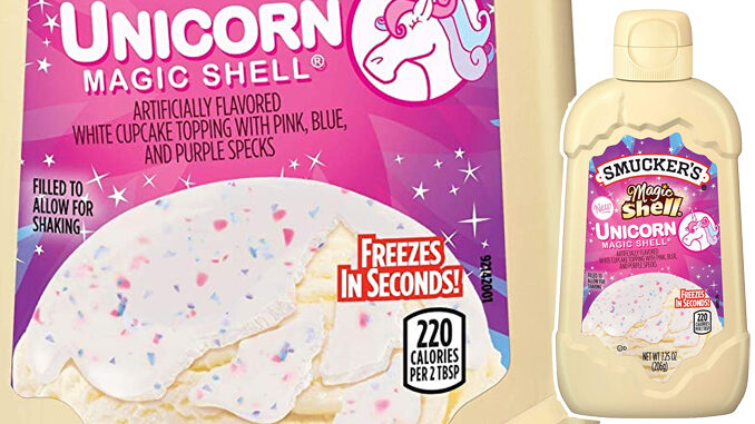 Smucker′s Launches New Unicorn Magic Shell Ice Cream Topping