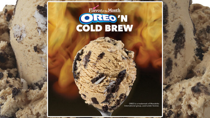 Baskin-Robbins Introduces New Oreo ‘n Cold Brew As March 2021 Flavor Of The Month