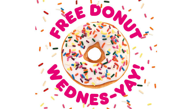 Dunkin’ Launches Free Donut Wednesdays From March 24 To April 21, 2021