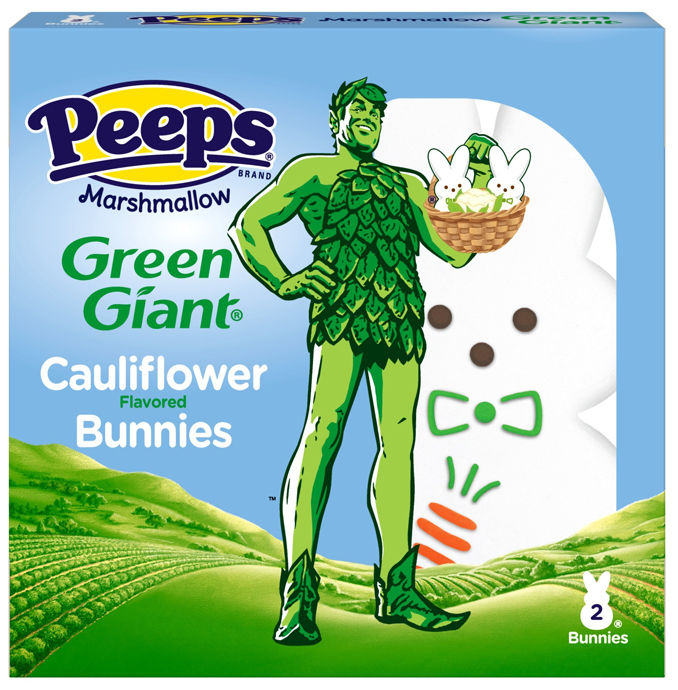 Green Giant and Peeps - Limited-Edition Cauliflower Flavored Marshmallow Bunnies