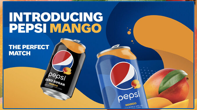 Pepsi Unveils Newest Permanent Flavor: Pepsi Mango