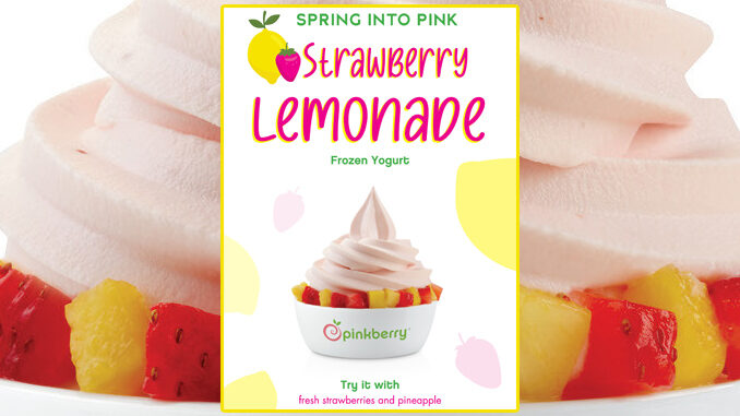 Pinkberry Introduces New Strawberry Lemonade Frozen Yogurt Flavor