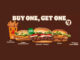 Burger King Replaces 2 For $5 Mix And Match Deal With New Buy One, Get One For $1 Deal