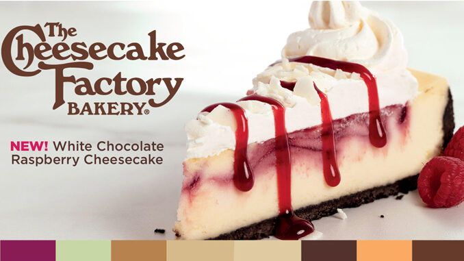 Fazoli’s Adds New White Chocolate Raspberry Cheesecake Made By The Cheesecake Factory Bakery