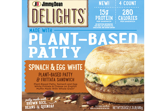 Jimmy Dean Delights Plant-Based Patty & Frittata Sandwich