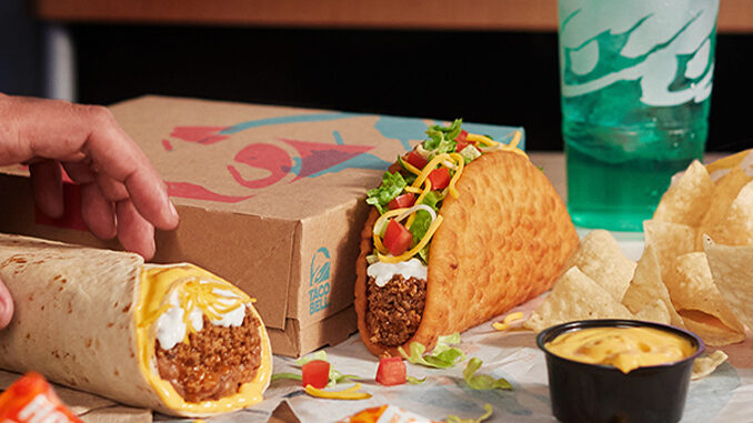 Taco Bell Offers Buy One, Get One Free Chalupa Cravings Box Via Uber Eats Through April 5, 2021