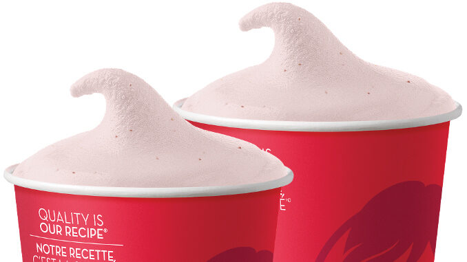 Wendy’s Whips Up New Strawberry Frosty In Canada