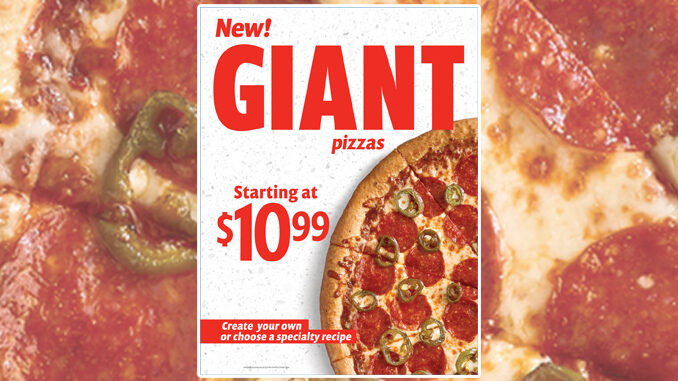Cicis Introduces New Giant Pizza